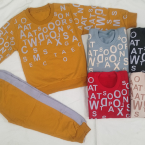 ست پسرانه با طرح حروف انگلیسی